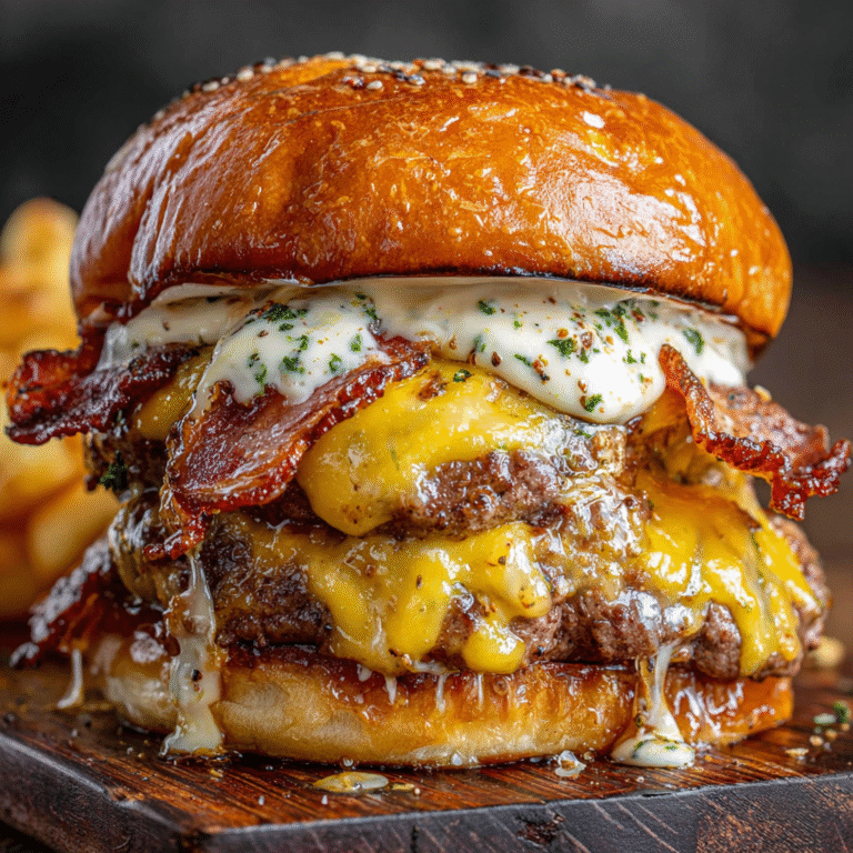 Garlic Butter Smash Burgers