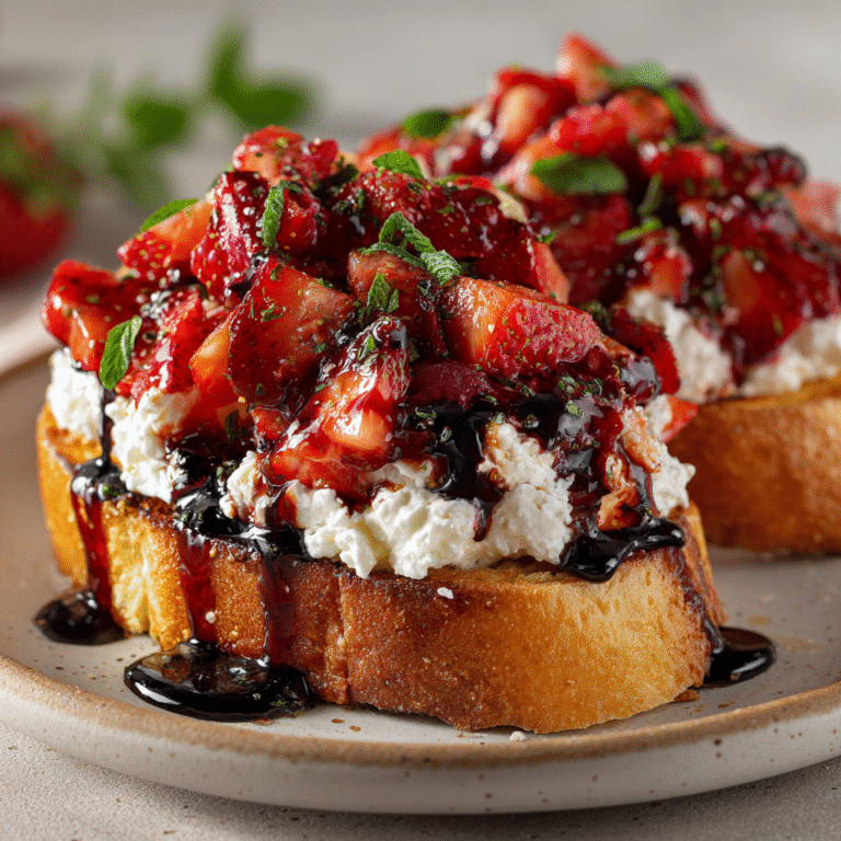 Strawberry Ricotta Toast