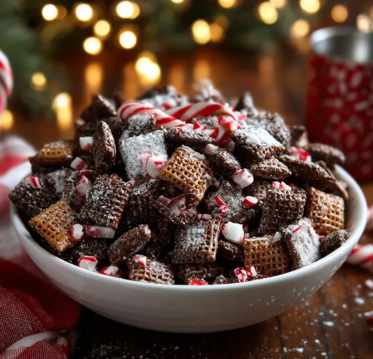 Christmas Peppermint Bark Puppy Chow