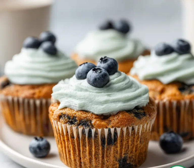 Blueberry Yogurt Dog Cupcakes Recipe