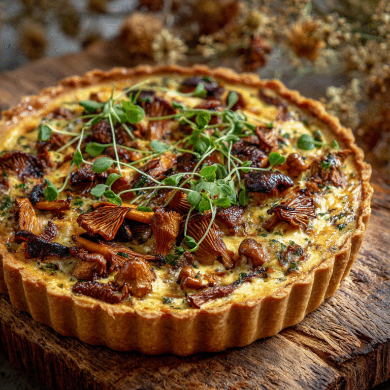 Wild Mushroom Tart