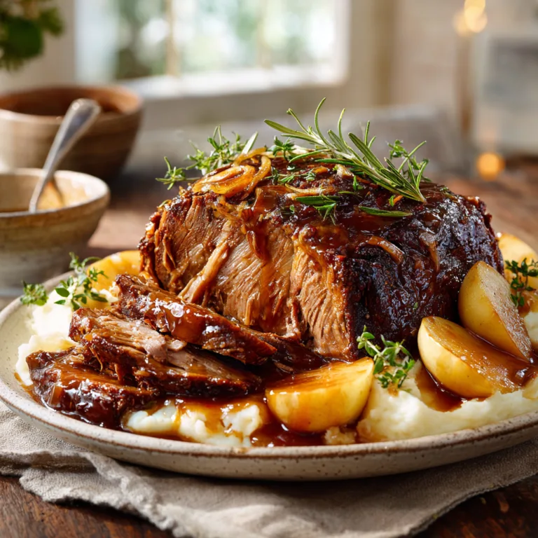 Homemade Apple Cider Pork Roast