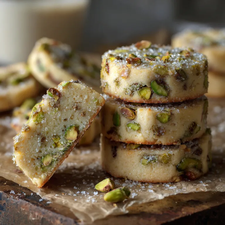 Salty Buttery Pistachio Cookies Recipe
