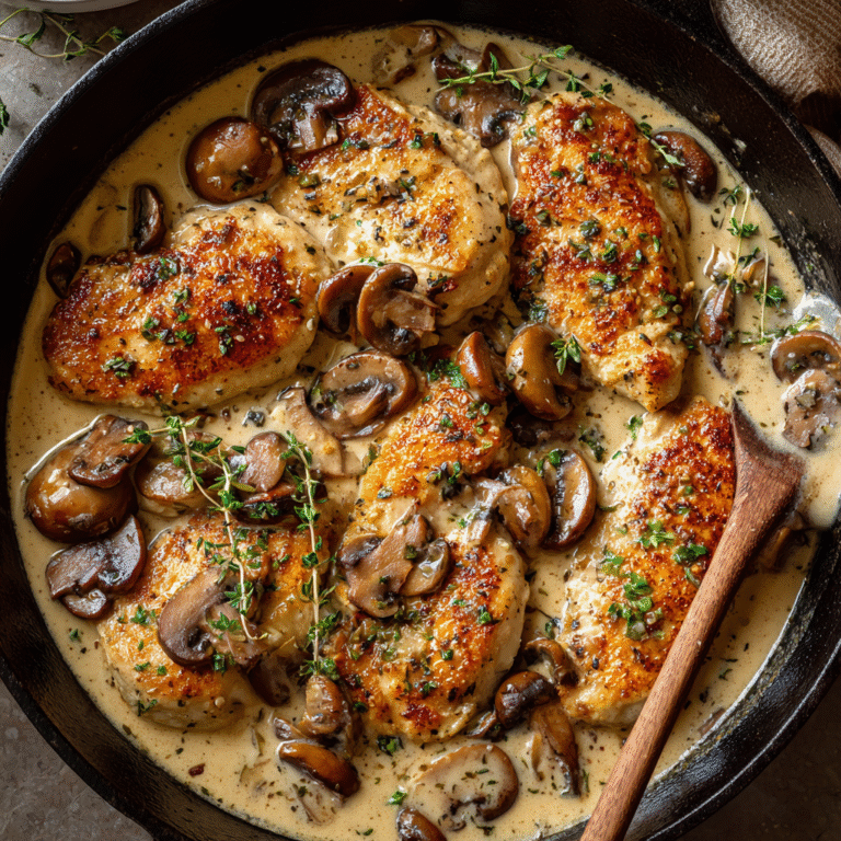 Creamy Mushroom Chicken
