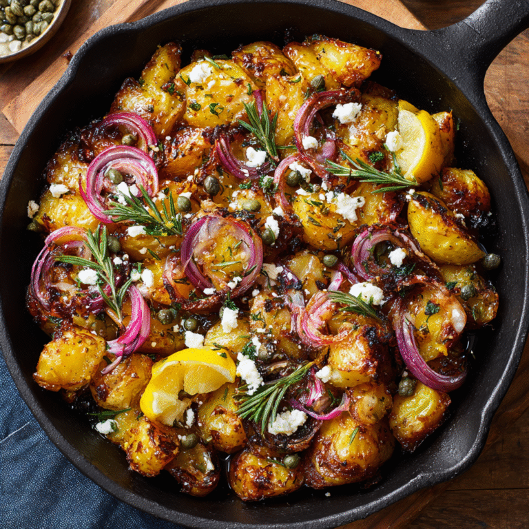 Greek Potatoes with Feta