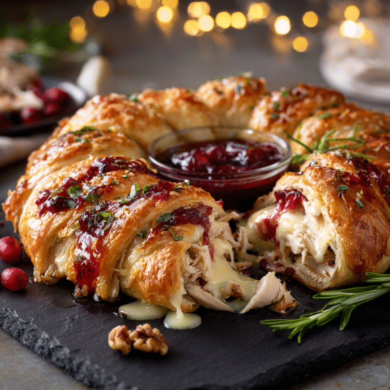 Turkey Brie Wreath