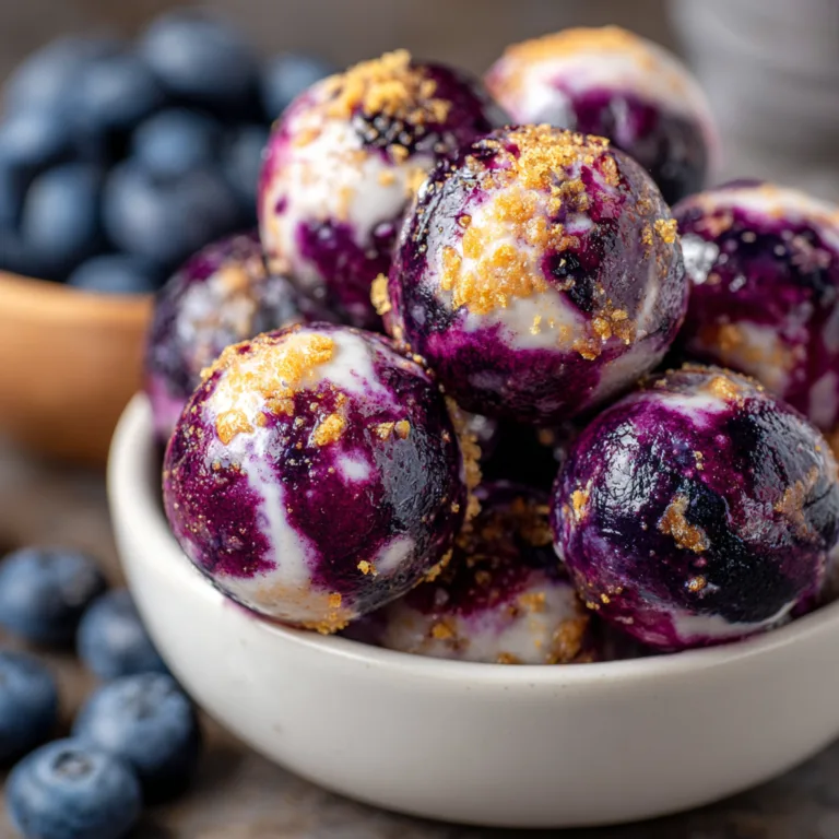 Blueberry Cheesecake Protein Bites Recipe