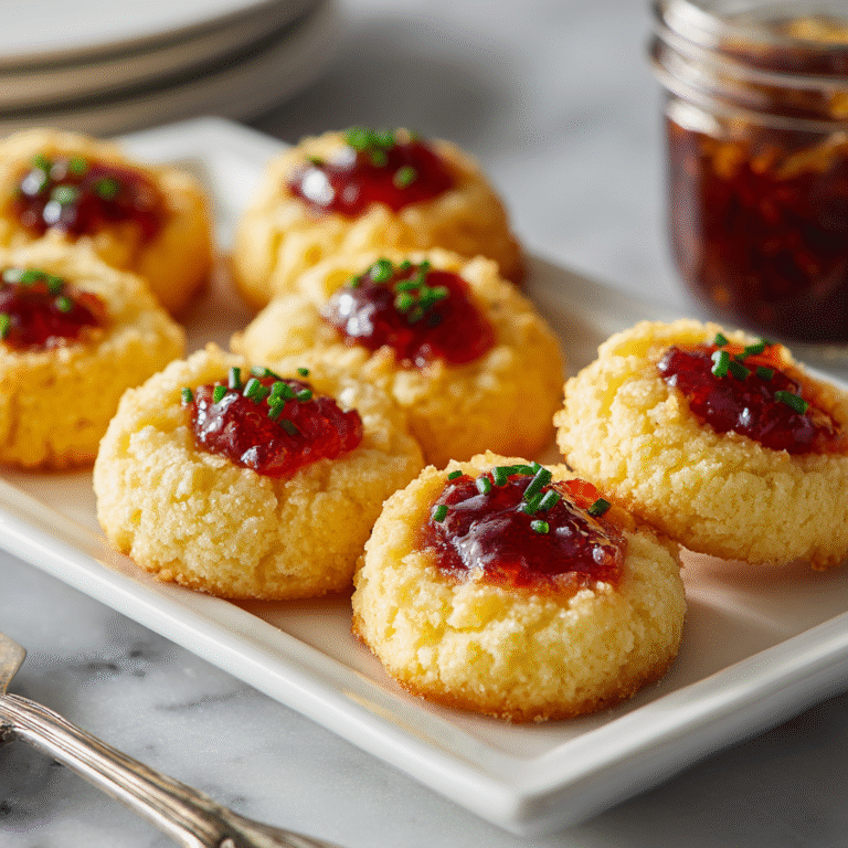 Cheesy Pepper Jelly Bites