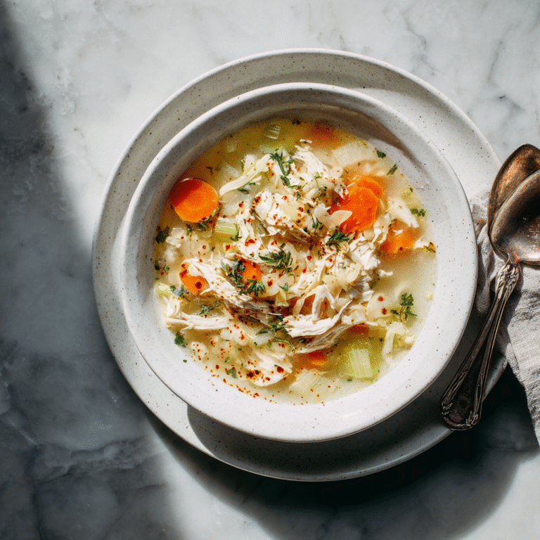Greek Lemon Chicken Soup
