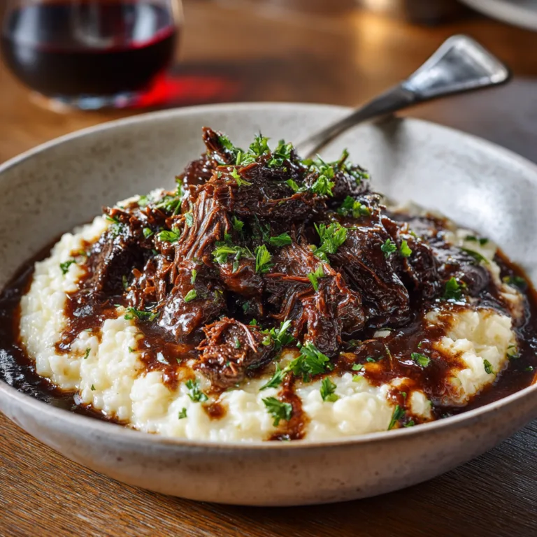 Braised Pot Roast & Parmesan Risotto Recipe