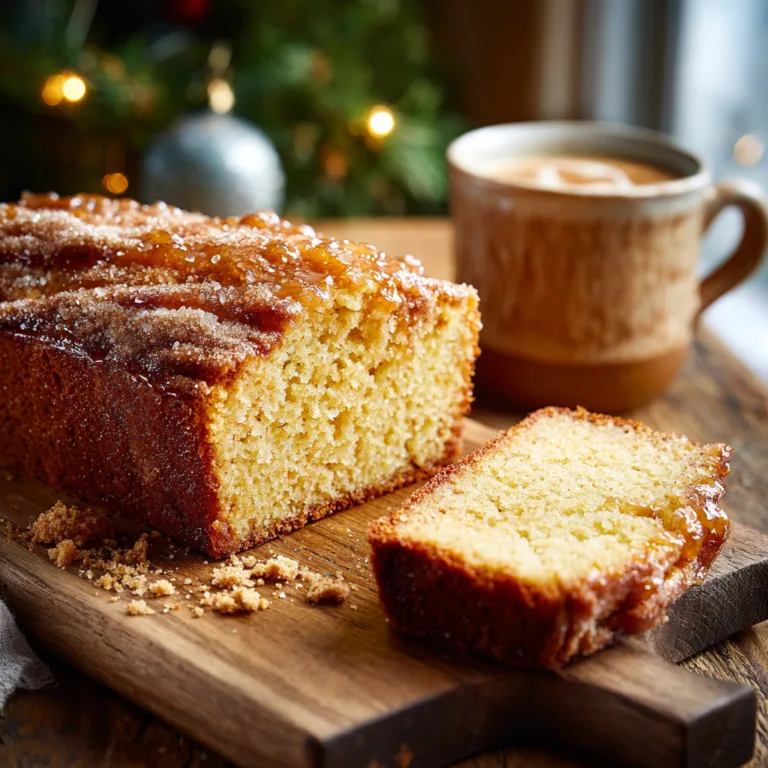 The Best & Easy Spiced Eggnog Loaf Recipe