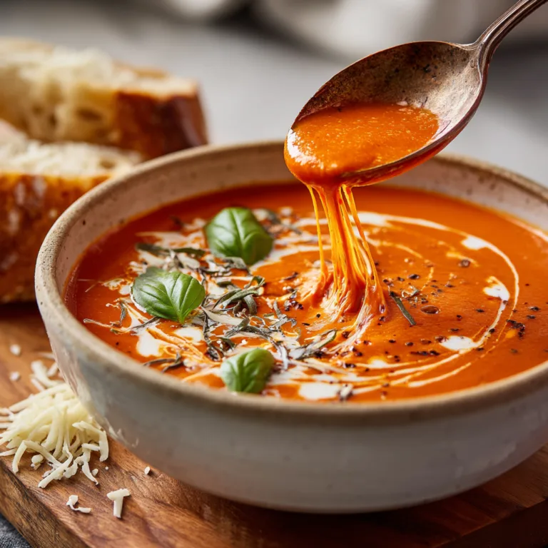 Roasted Red Pepper Gouda Soup