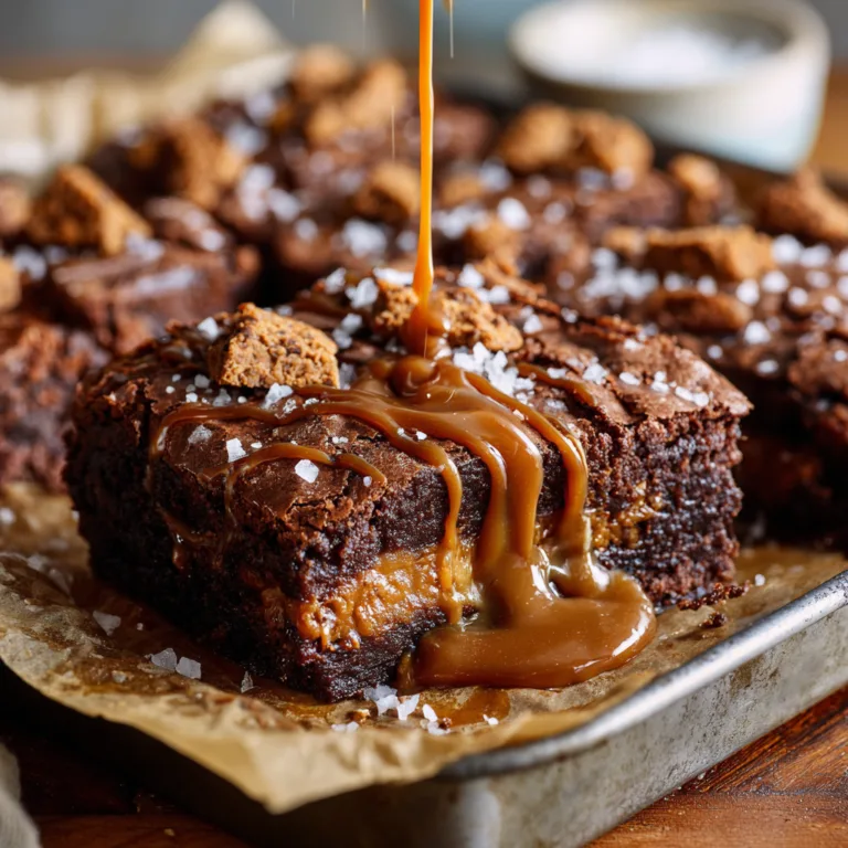 The Ultimate Extra Gooey Biscoff Butter Brownies Recipe