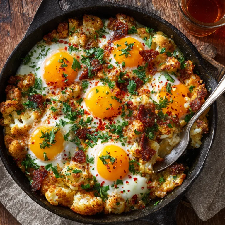 Turkish Cauliflower Breakfast Hash Recipe