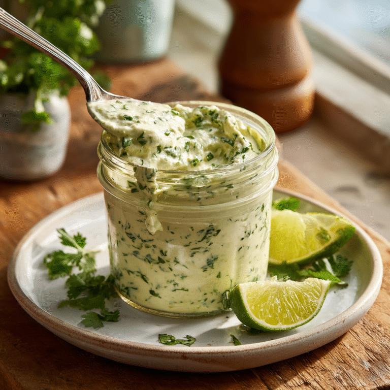 Creamy Cilantro Garlic Sauce