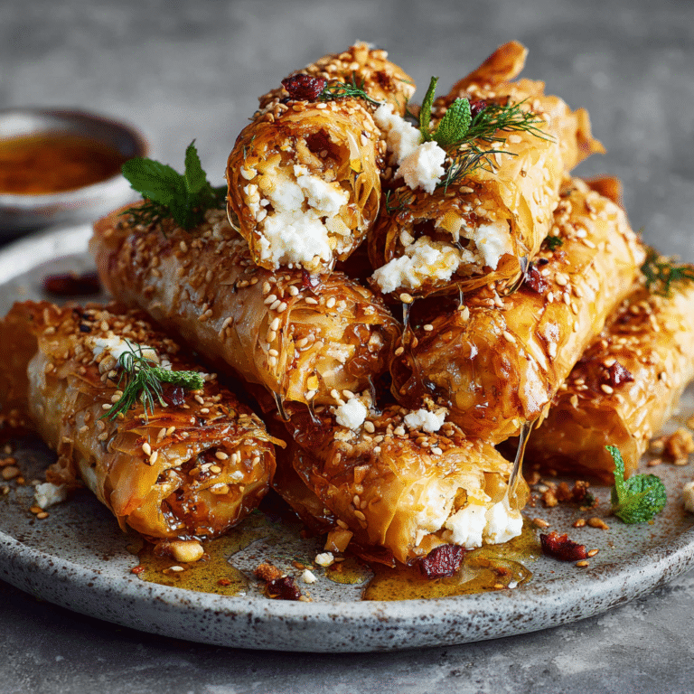Fried Feta with Honey