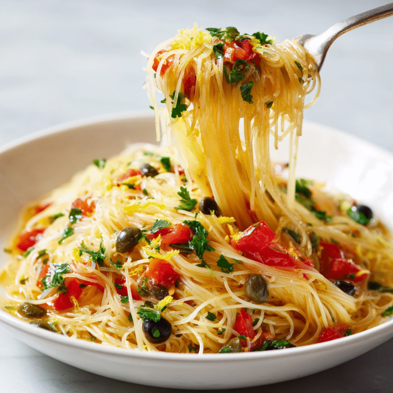 Lemon Capellini Salad