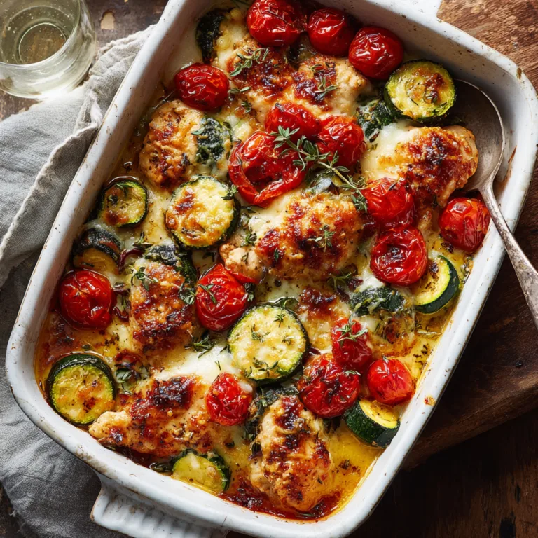 Healthy Chicken Zucchini Bake Recipe