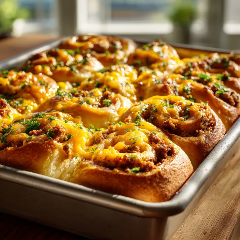 Sausage, Egg & Cheese Breakfast Rolls Recipe