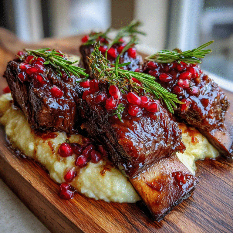 Pomegranate Braised Ribs