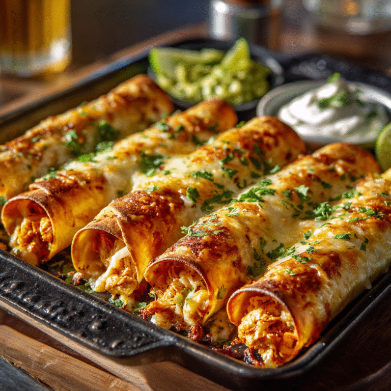 Crispy Chicken Taquitos