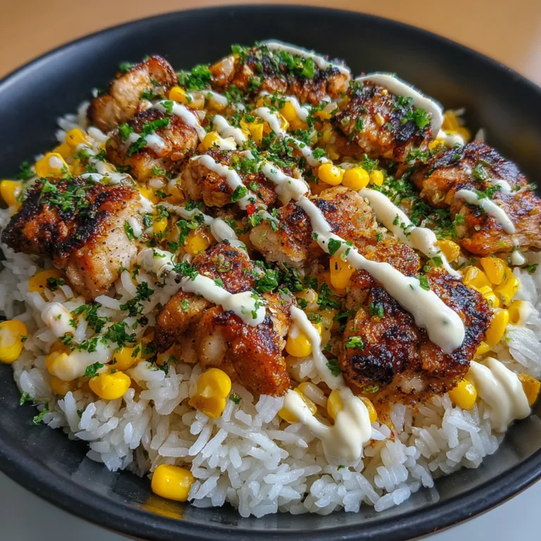 Mexican Street Corn Chicken Bowls