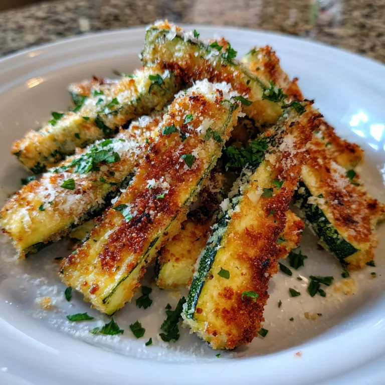Crispy Parmesan Zucchini Fries