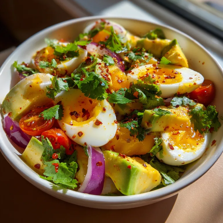 Protein-Packed Spicy Avocado Egg Salad
