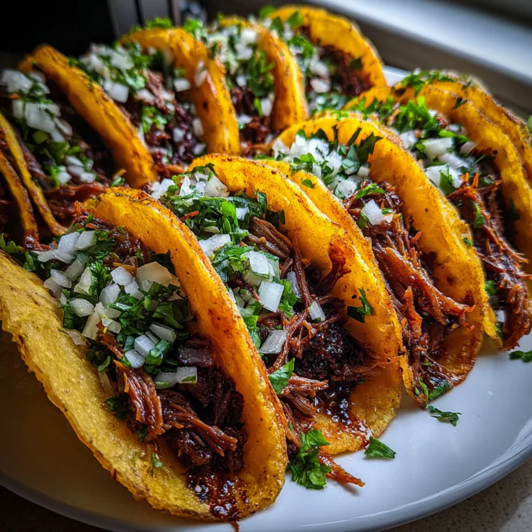 Crispy Beef Birria Tacos