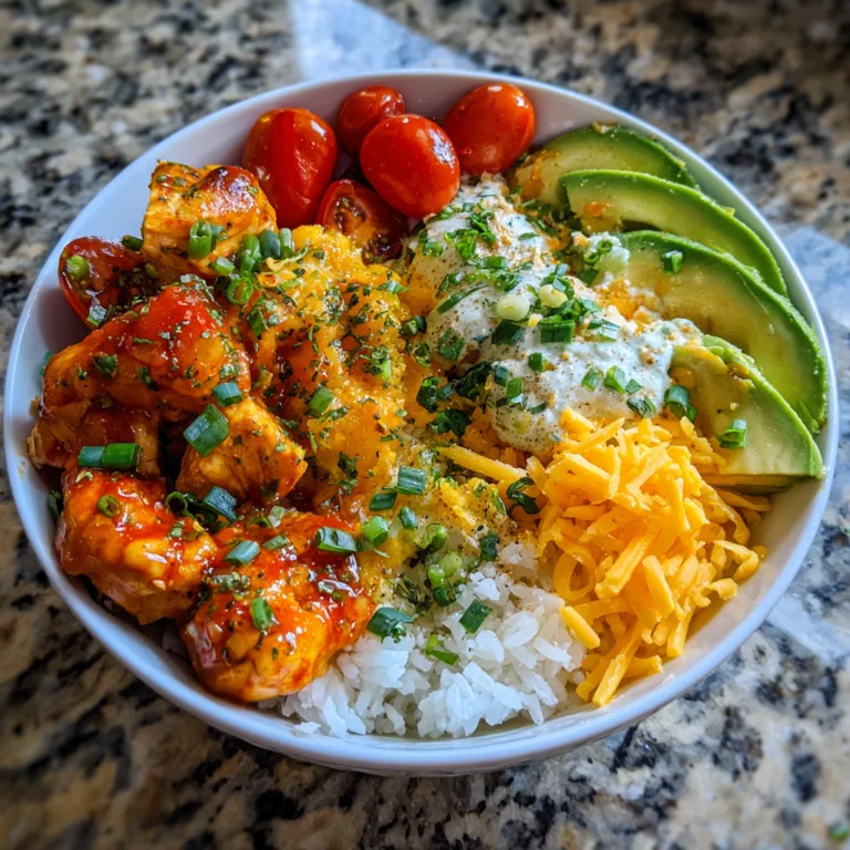 Buffalo Chicken & Rice Power Bowl