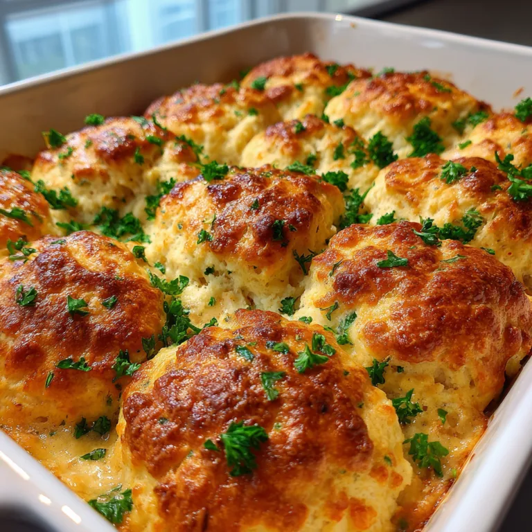 Cheesy Garlic Butter “Swim” Biscuits