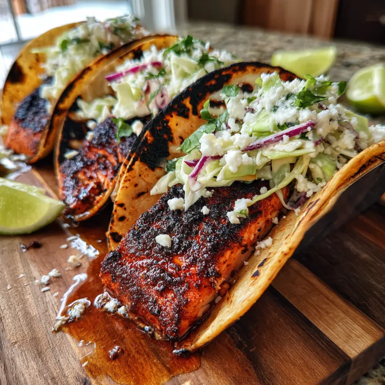 Air Fryer Salmon Tacos