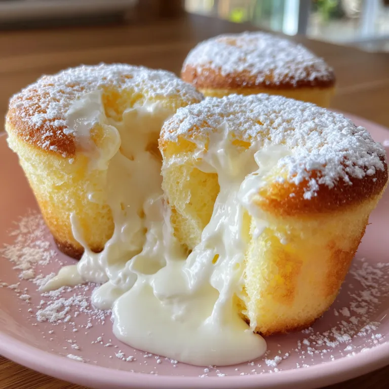 Fluffy Japanese Cotton Cheesecake Cupcakes