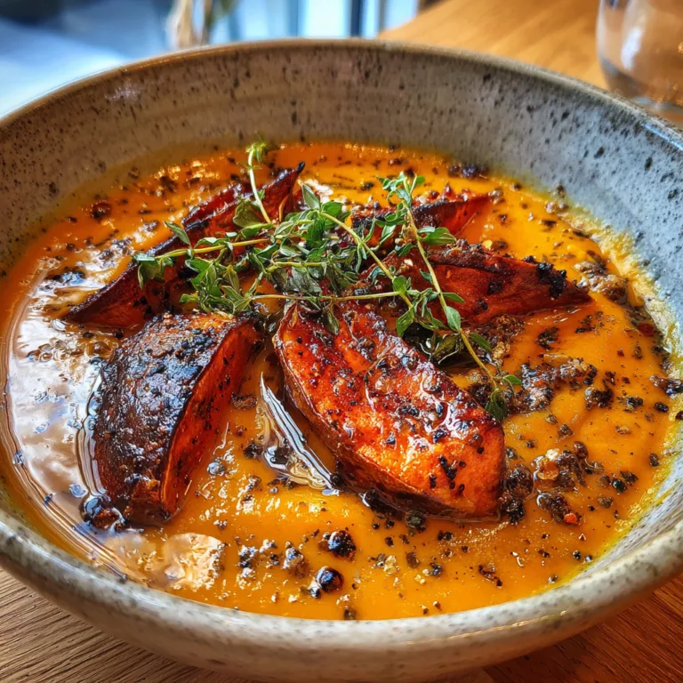 Savory Italian Sweet Potato Soup