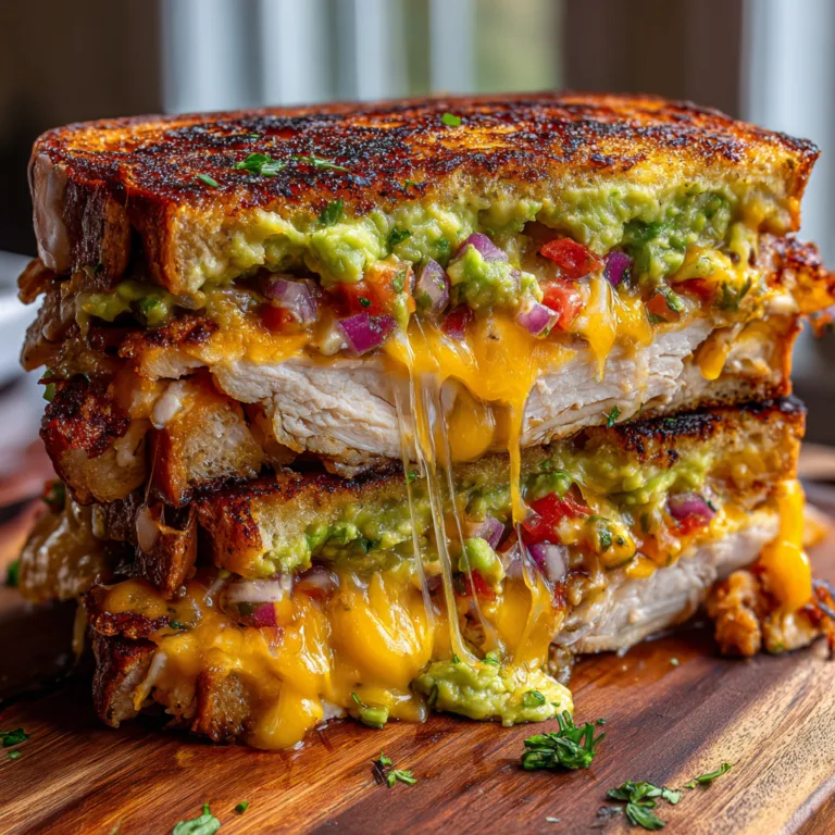 The Ultimate Chicken Avocado Melt Sandwich