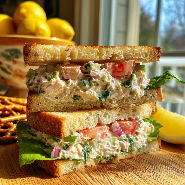 Fresh Lemon Basil Chicken Salad Sandwich Recipe
