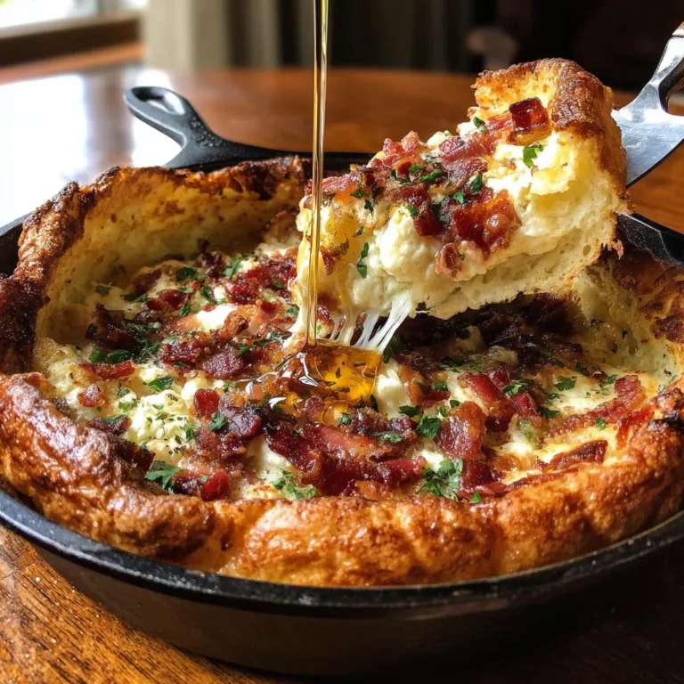 Savory Cheddar & Bacon Dutch Baby