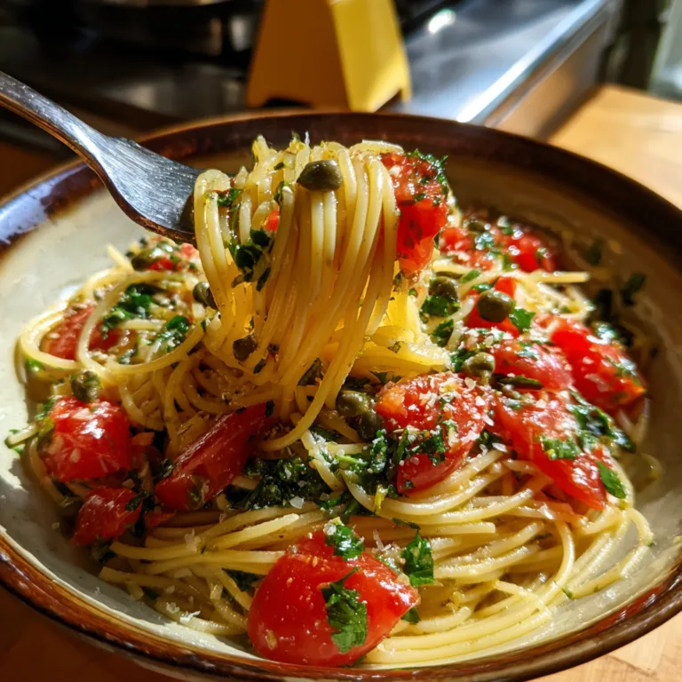 Zesty Lemon Capellini Salad Recipe