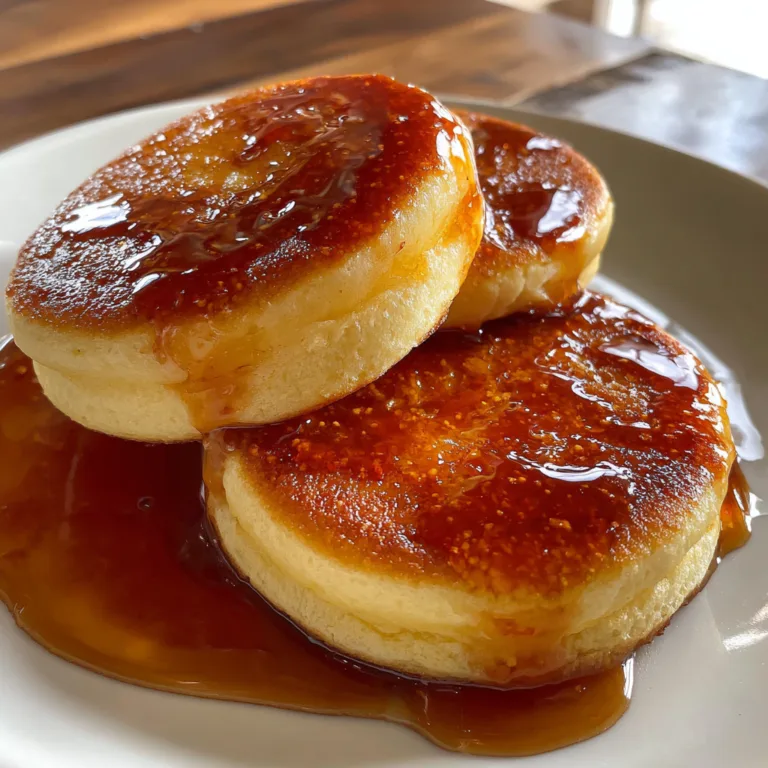 Crème Brûlée Soufflé Pancakes