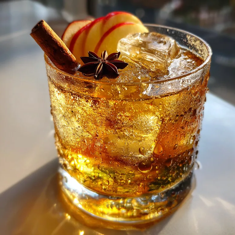 Spiced Apple Cider Bourbon Smash Recipe
