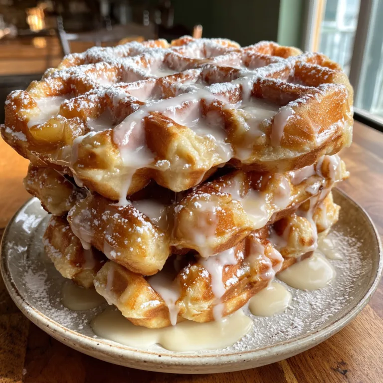Apple Fritter Waffle Donuts Recipe