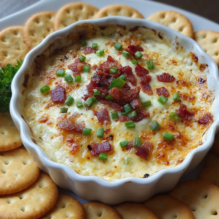 Warm Cheesy Bacon Dip