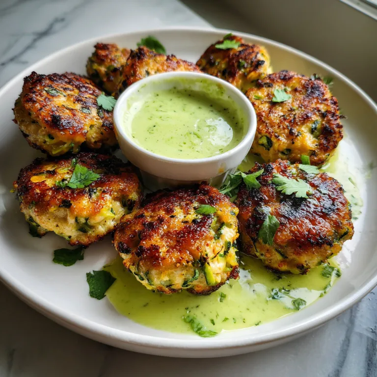 High Protein Chicken Zucchini Poppers
