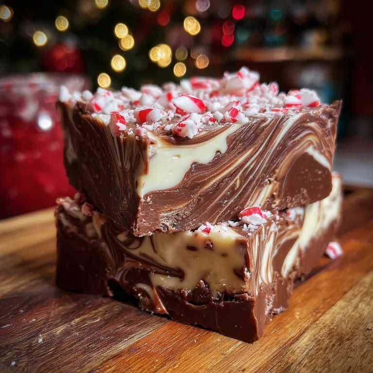Peppermint Swirl Fudge Recipe