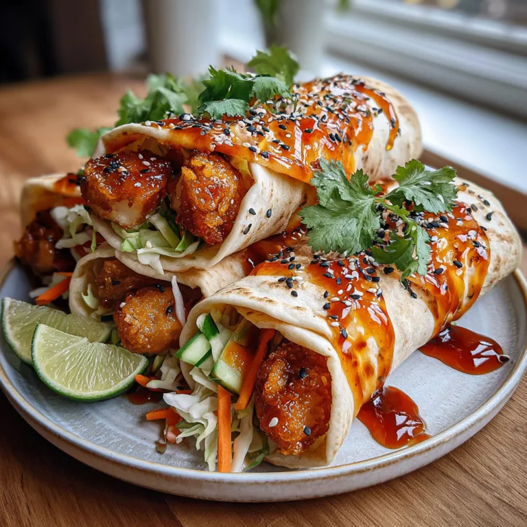 Sweet Chili Chicken Wraps
