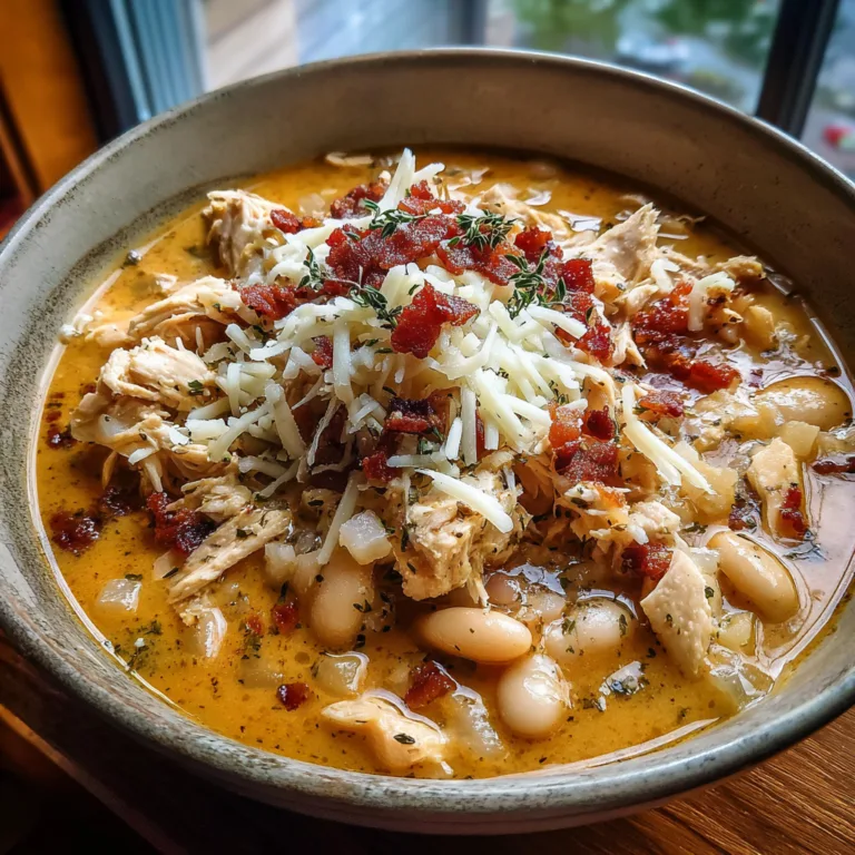 Delicious White Cheddar Apple Chicken Chili