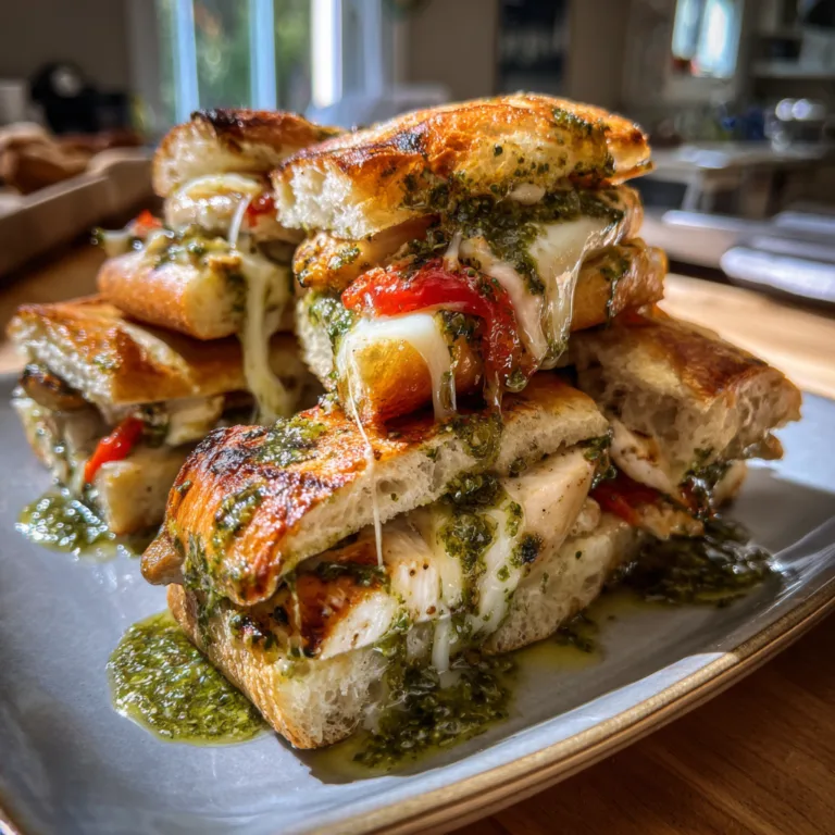 The Ultimate Toasted Chicken Pesto Sandwich Recipe