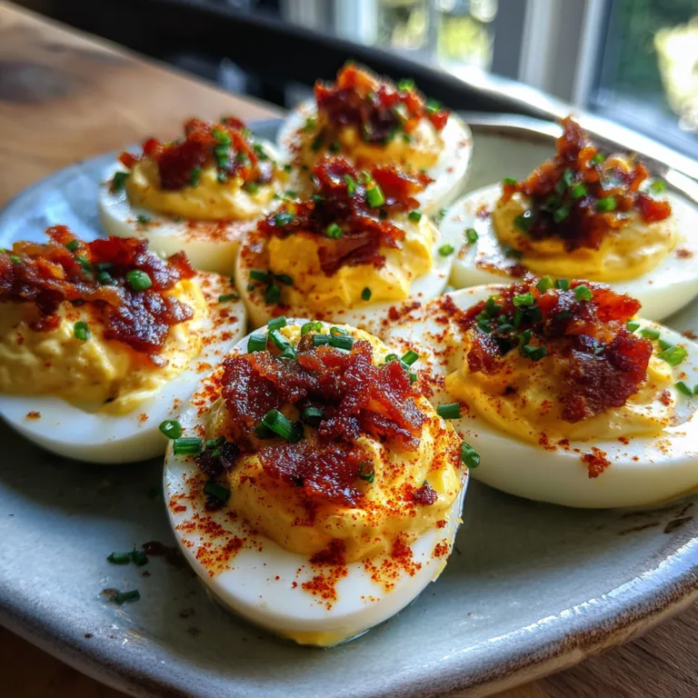 Million Dollar Deviled Eggs