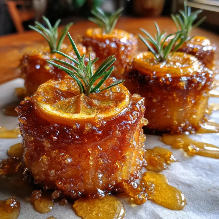 Orange Ginger Honey Cakes
