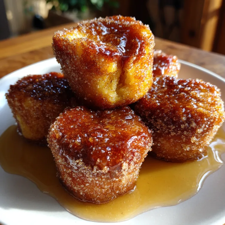 Cinnamon Sugar French Toast Muffins